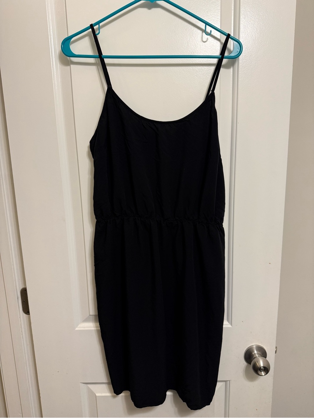 Old Navy Black Mini Dress with Spaghetti Straps